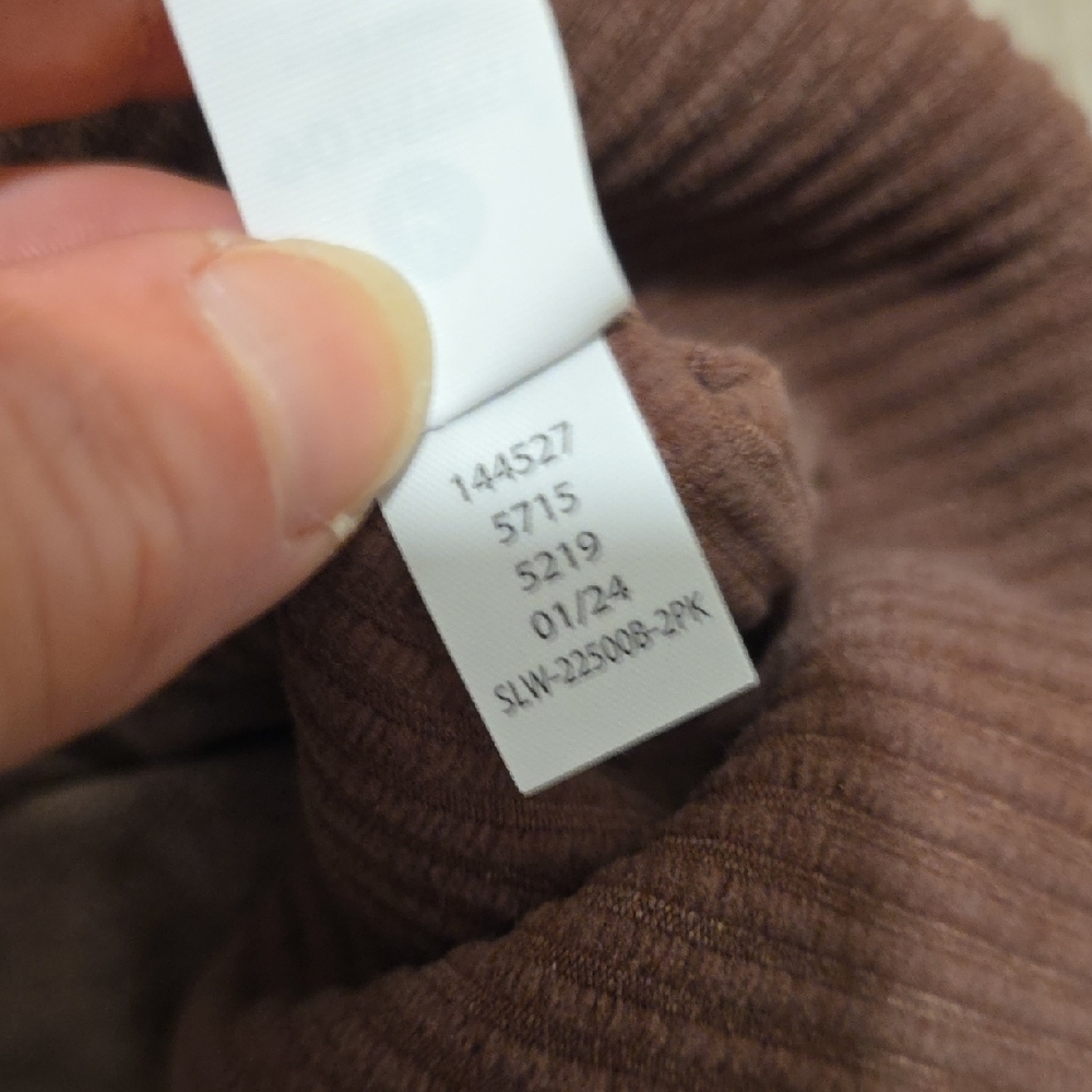 90 Degree By Reflex Brown Ribbed Seamless Crop Bra Tank NEW - Picture 13 of 16